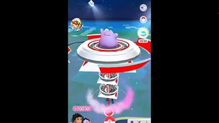 Pokémon GO Gym Battles Ditto Vs Ditto Machamp Lapras Dragonite Level 3 Gym & more