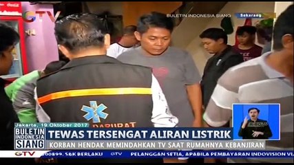 Tewas Tersengat Aliran Listrik saat Pindahkan TV