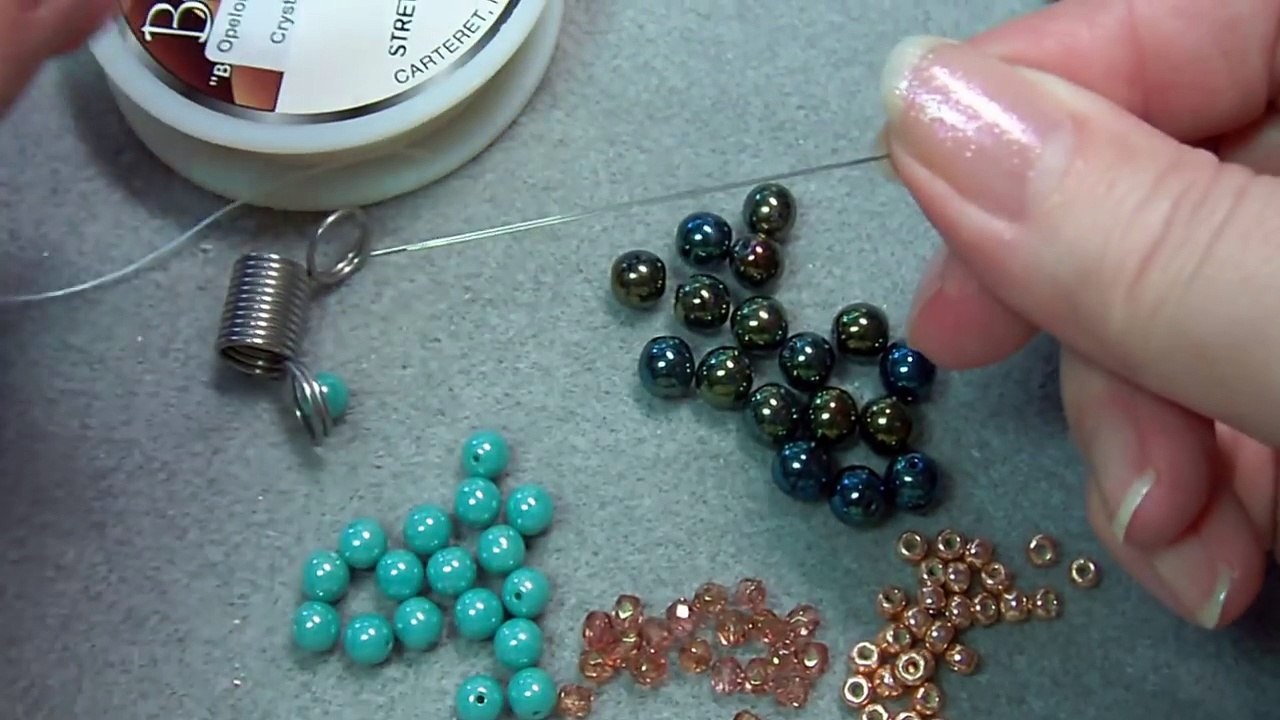 Stretch Bracelet Tutorial - How to Make a Beaded Stretch Bracelet