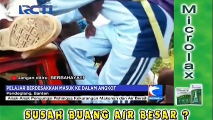Minim Transportasi, Siswa di Pandeglang Bertaruh Nyawa ke Sekolah