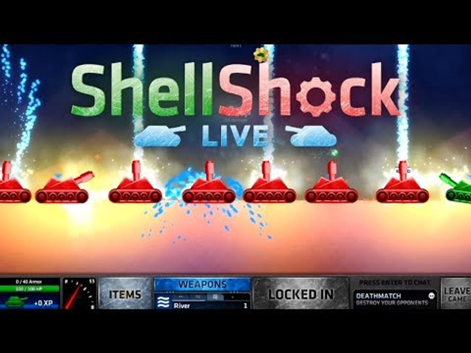 4 Pyrotechnics and 3 Tsunami's At Once! - (ShellShock Live)