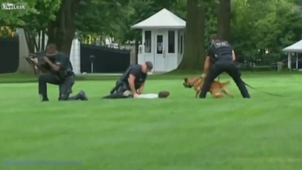 Arrestation d'un fan de Pokemon Go... à la maison blanche sur la pelouse !