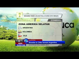 NET24 - 3 Negara Susul 5 Wakil Eropa Lainnya Ke Piala Dunia 2014