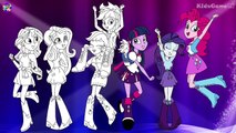 Equestria Girls Coloring Book - My Little Pony Coloring For Kids