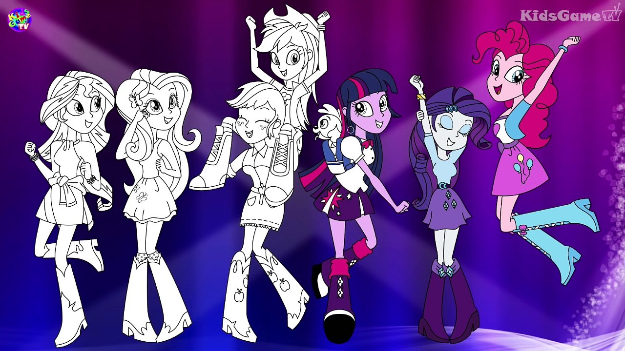 Equestria Girls Coloring Book - My Little Pony Coloring For Kids