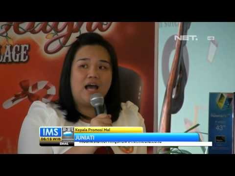 IMS - Lampu pohon natal raksasa setinggi 32 meter