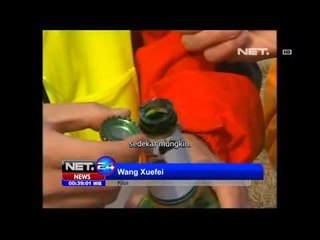 NET24 - Membuka Tutup Botol dengan Helikopter di China