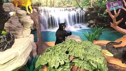 8 INCREDIBLE WILD ANIMALS SURPRISE TOYS 3D PUZZLES for kids - Elephants Cheetah Eagle Tiger