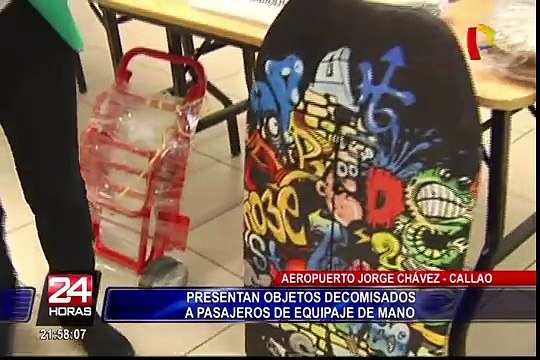 Aeropuerto Jorge Chavez: presentan objetos hallados en instalaciones