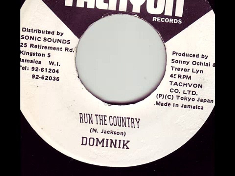 Dominik - Run The Country