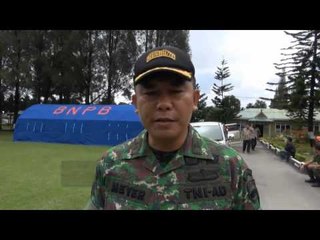 NET12 - Persiapan posko tanggap darurat nasional di Sinabung