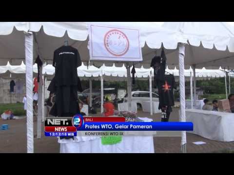 NET12 Demo menentang WTO dengan menggelar pameran di Bali
