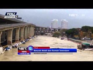 NET12 - Italia dilanda banjir bandang, 2 jiwa tewas