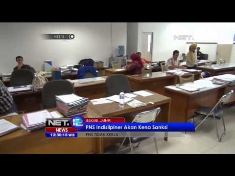 50% PNS Pemkot Bekasi Tidak Masuk Kerja Awal Hari 2015 - NET12