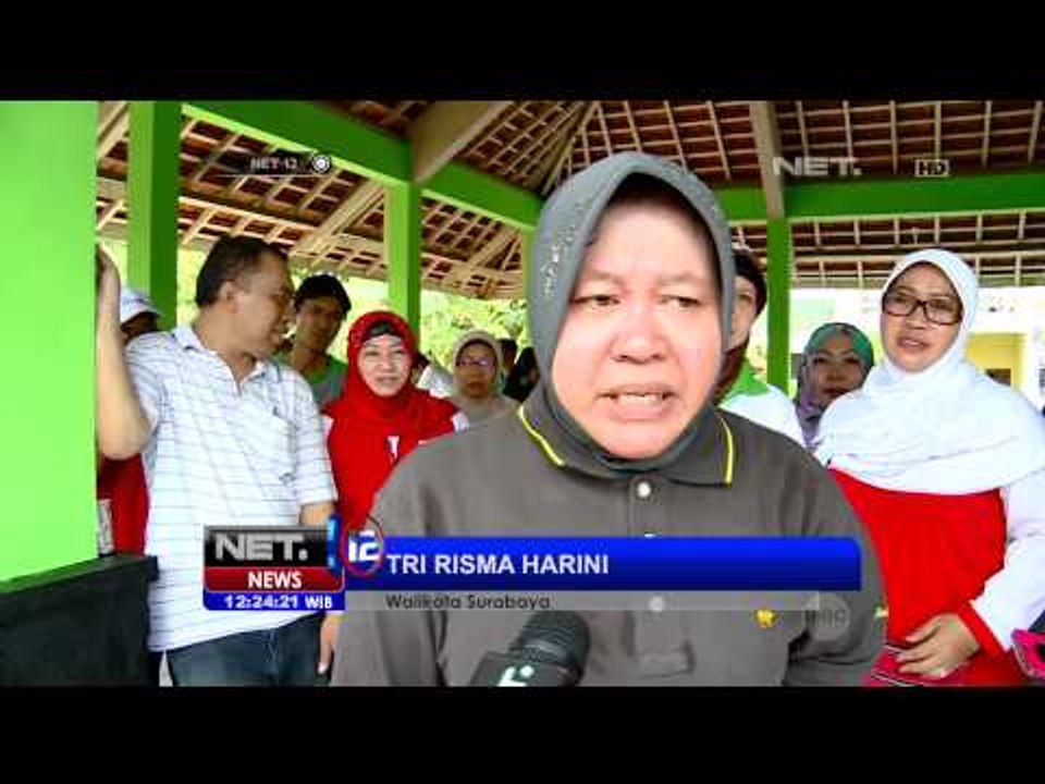 Walikota Surabaya Kerja Bakti Antisipasi DBD - NET12