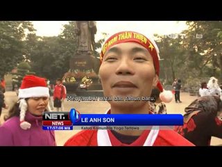 NET17 - Gelar Olahraga Yoga tertawa di Hanoi Vietnam