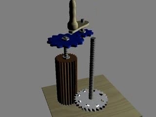 Ice Crusher Mechanism Animation