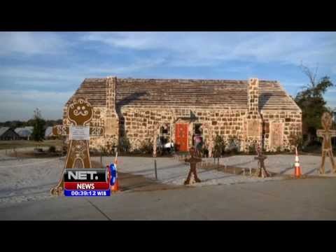 NET24 - Rumah kue jahe terbesar di dunia yang dibangun dari ratusan kilogram bahan kue