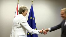 Brexit : Rencontre entre Donald Tusk et Theresa May