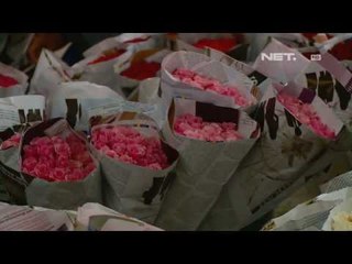 NET12 - Jelang Natal, pemesanan bunga hias terus meningkat