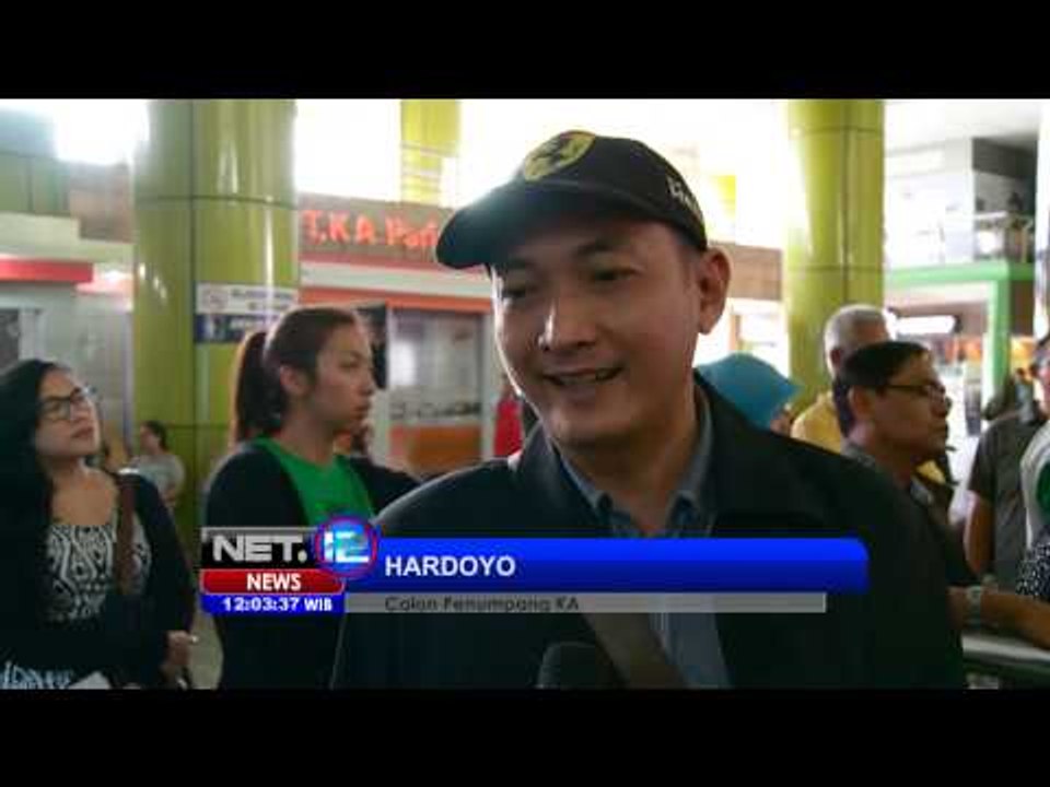 NET12 - Jelang Natal dan Tahun Baru tiket kereta api laris manis