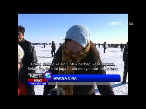 NET5 - Memancing di danau berselimut Es