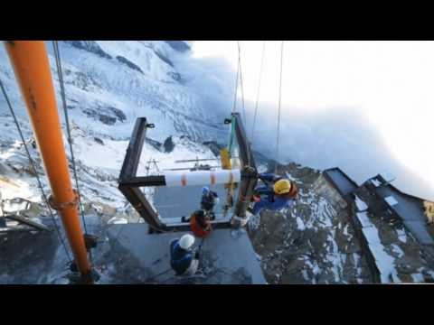 NET5 - Bangunan kaca di Pegunungan Alpen Perancis