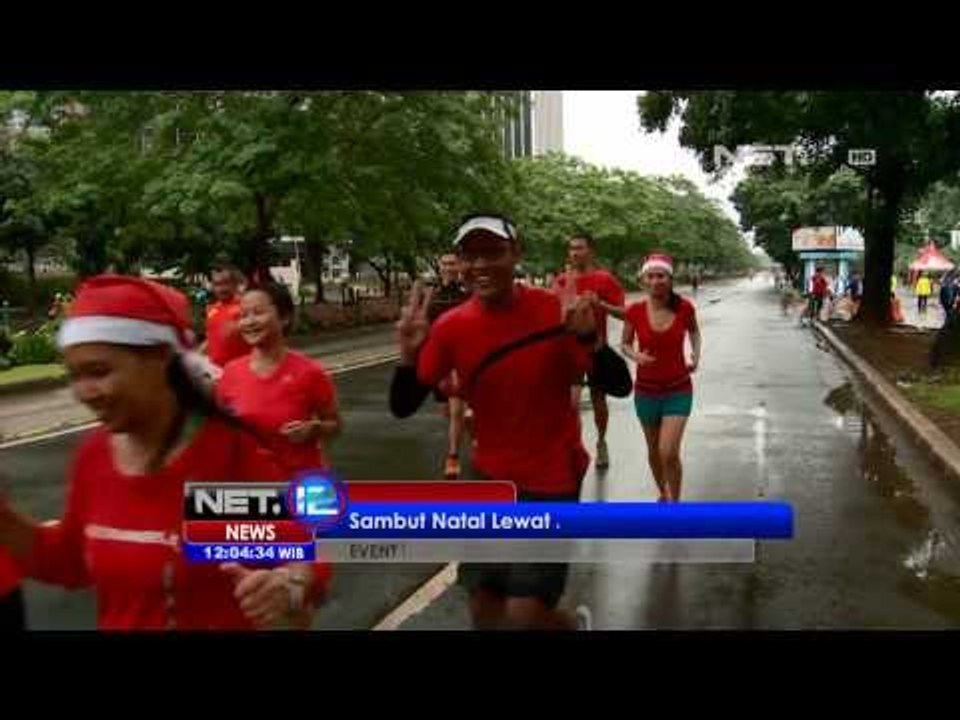 NET12 - Sambut Natal - Event Santa Run