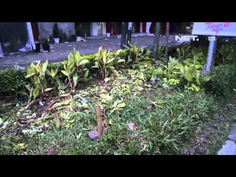 NET12 - Tumpukan sampah pasca tahun baru