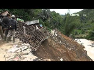 NET12   Warga di Cikawung Garut Masih Bertahan di kawasan longsor