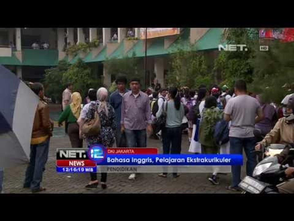NET12 - Penghapusan Mata pelajaran bahasa Inggris Untuk Sekolah Dasar