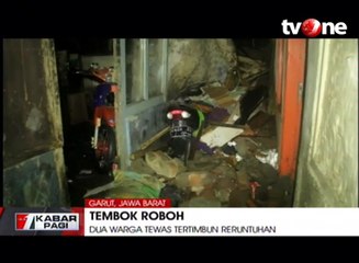 Tembok Pabrik Roboh Akibat Longsor, Dua Orang Tewas