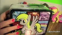 My Little Pony DERPY HOOVES Trading Cards Lunchbox Tin Unboxing! by Bins Toy Bin