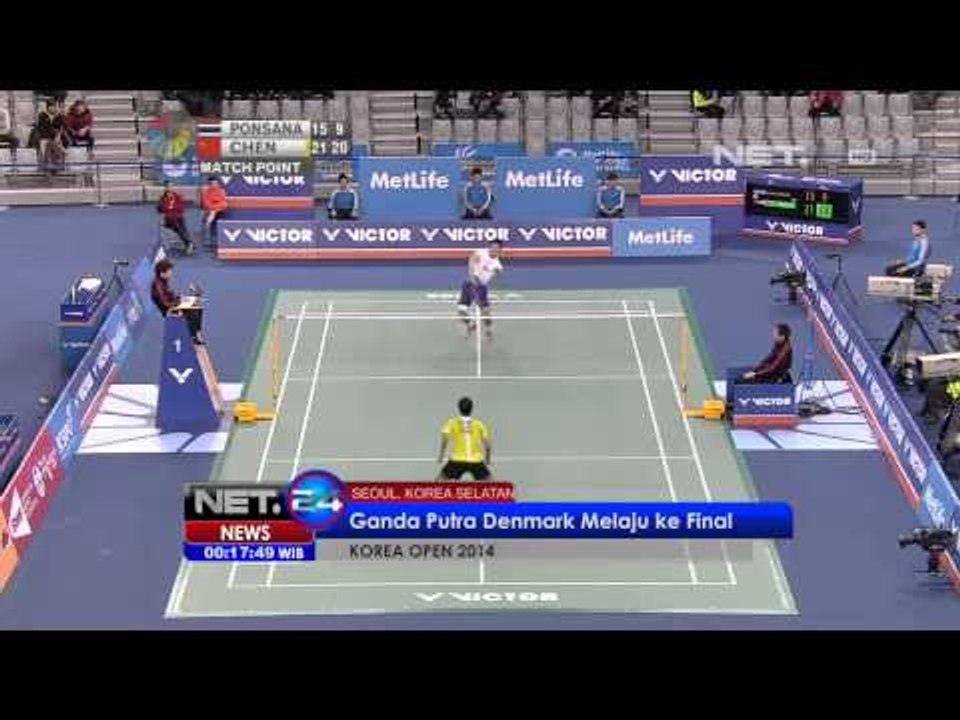 NET24 - Lee Chong Wei melaju ke final Korea Open 2014