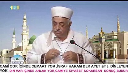 CAMİYE GELMEYENLER İÇİN İMAM FIKRASI