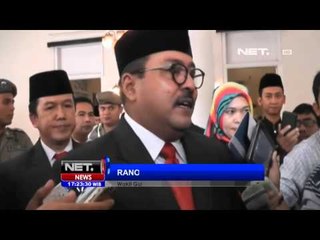 NET17 - Rano Karno Lantik Bupati dan Wakil Bupati Lebak Terpilih