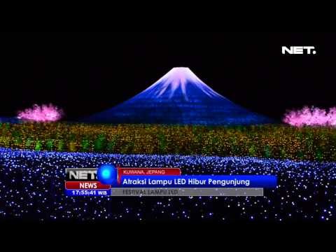 NET17 - Para seniman jepang mengubah wajah sebuah taman menjadi terowongan cahaya