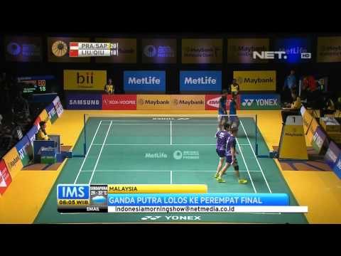 IMS - Pasangan ganda putera indonesia lolos babak perempat final malaysia