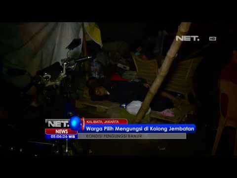 NET5 - Korban banjir Rawajati memilih tinggal di Kolong Jembatan