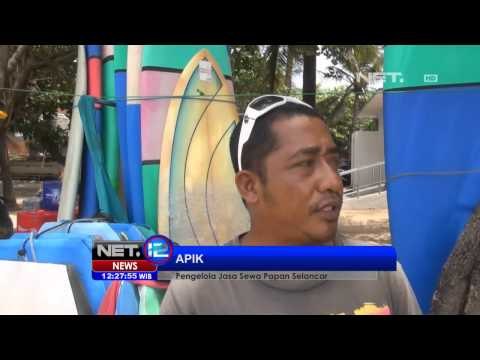 NET12 - Jasa penyewaan papan selancar di Bali merosot akibat cuaca buruk