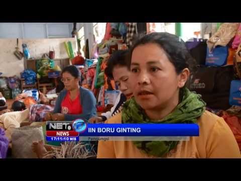 NET17 - Warga lereng Sinabung buat kerajinan tangan