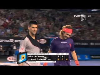 IMS - Djokovic kalahkan petenis Lacko di Grand Slam Australia terbuka