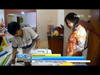 IMS - Masih membuat kerajinan bordir di masa pensiun