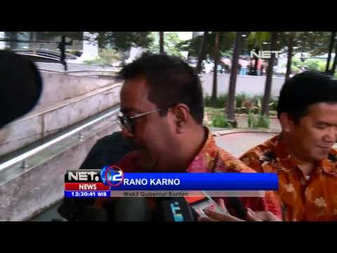 NET12 - Rano Karno diperiksa KPK terkait sengketa Pilkada Lebak