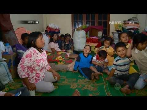 NET5 - Pengungsi gunung sinabung terus bertambah