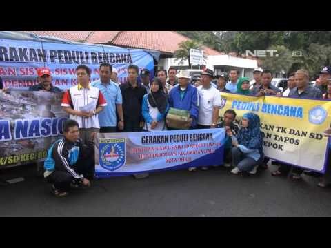 NET12 - Ratusan Pelajar Galang Dana Untuk Korban Bencana Alam