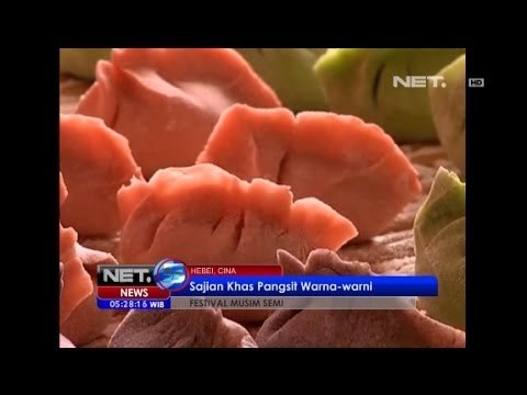 NET5 - Pangsit Warna Warni dan Mie Panjang Umur untuk Perayaan Imlek