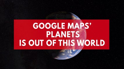 Google Maps now covers our solar system