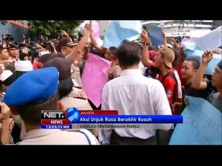 NET12 - Simulasi Aksi Unjuk Rasa Pemilu