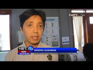 NET24 - Aktivitas Gunung Sinabung Menurun sejak 3 Hari terakhir